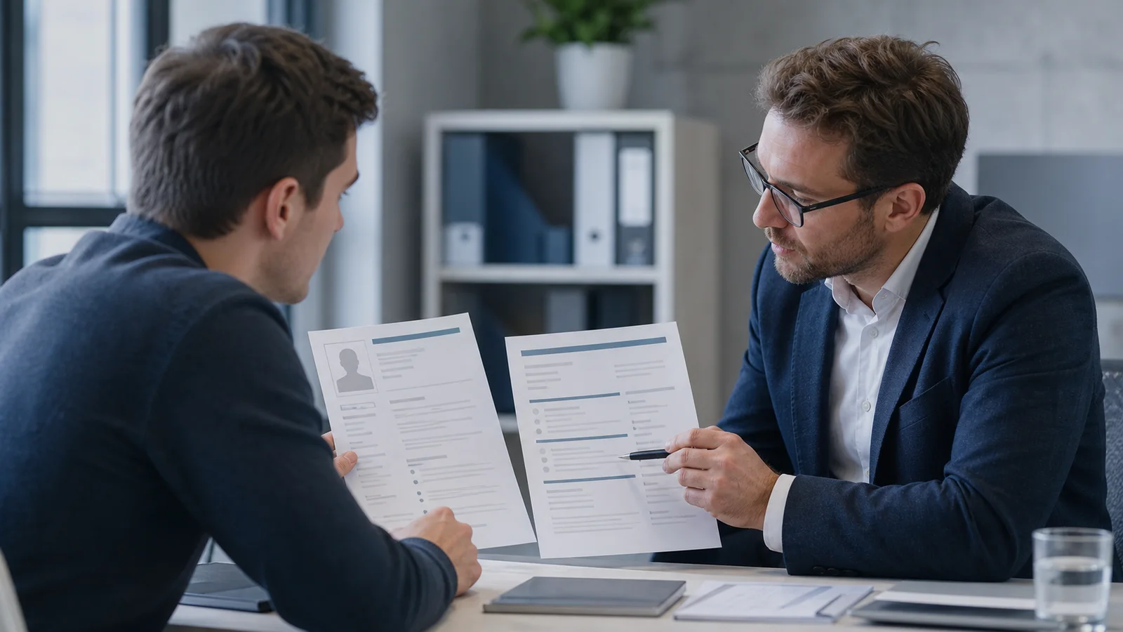 Comparaison de deux CV suisses avec et sans photo