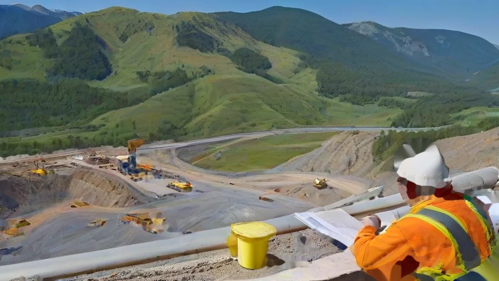 Scène professionnelle suisse dédiée à l'article Emploi Fribourg construction : chantiers