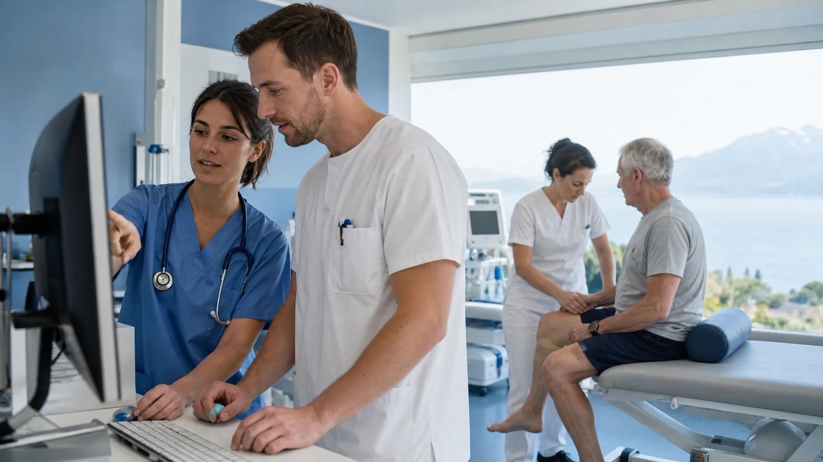 Professionnelle de santé dans un établissement du canton de Vaud