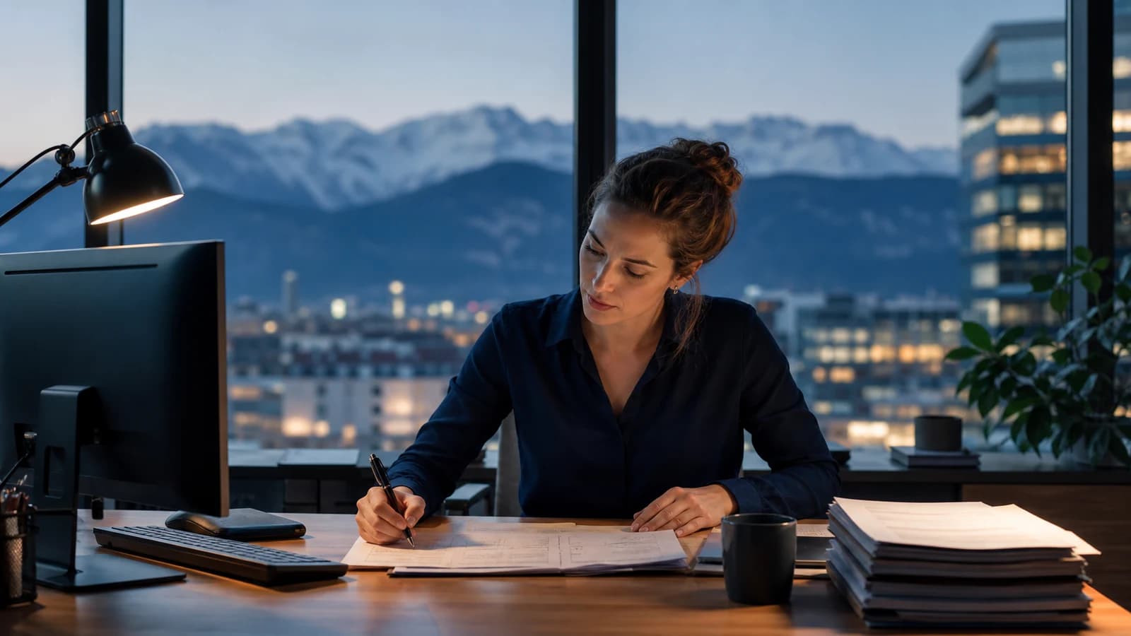 Scène professionnelle suisse dédiée à l'article Heures supplémentaires en Suisse : droits et récupération