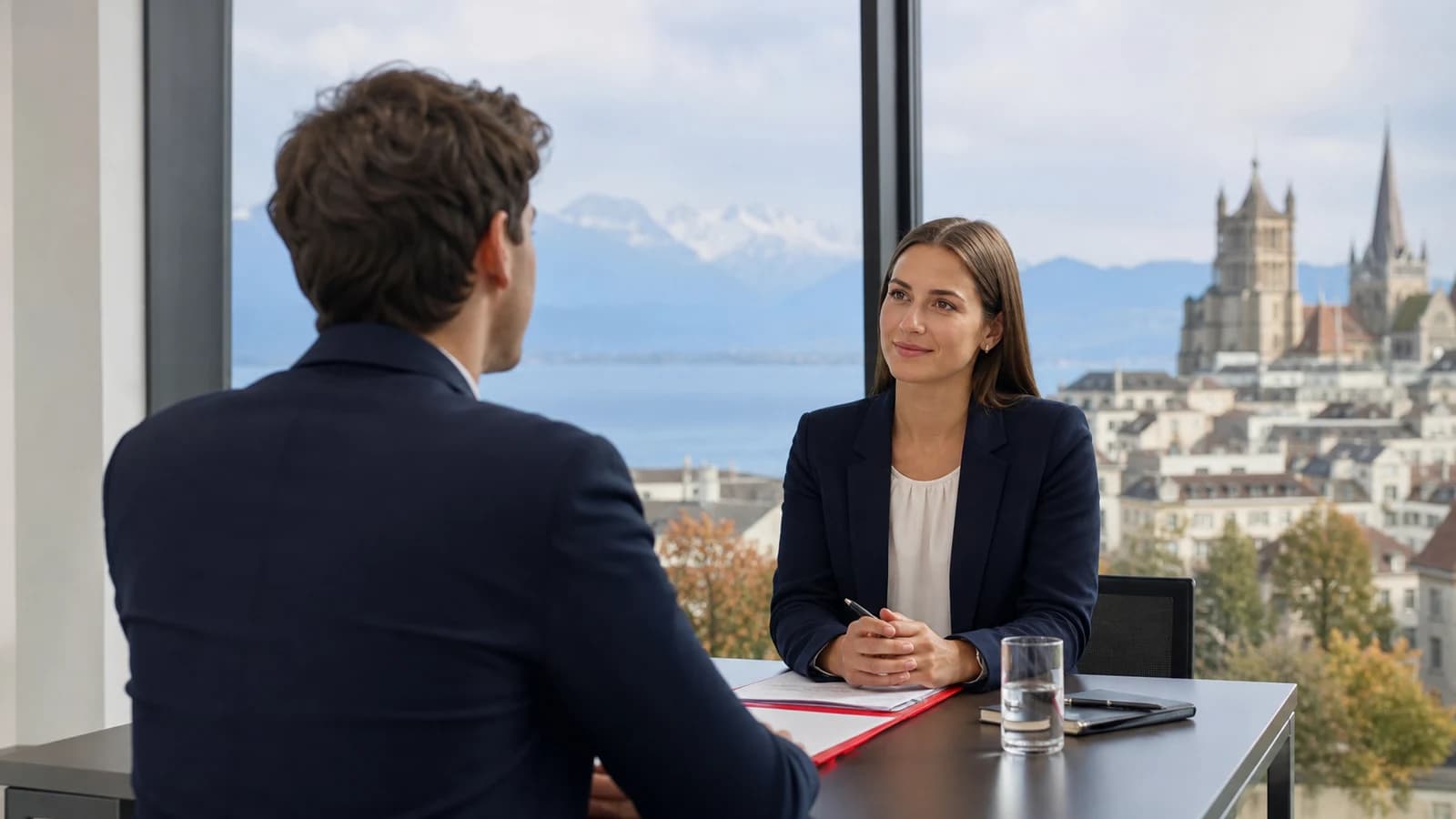 Scène professionnelle suisse dédiée à l'article Job Lausanne : CV suisse, entretien et relance efficace