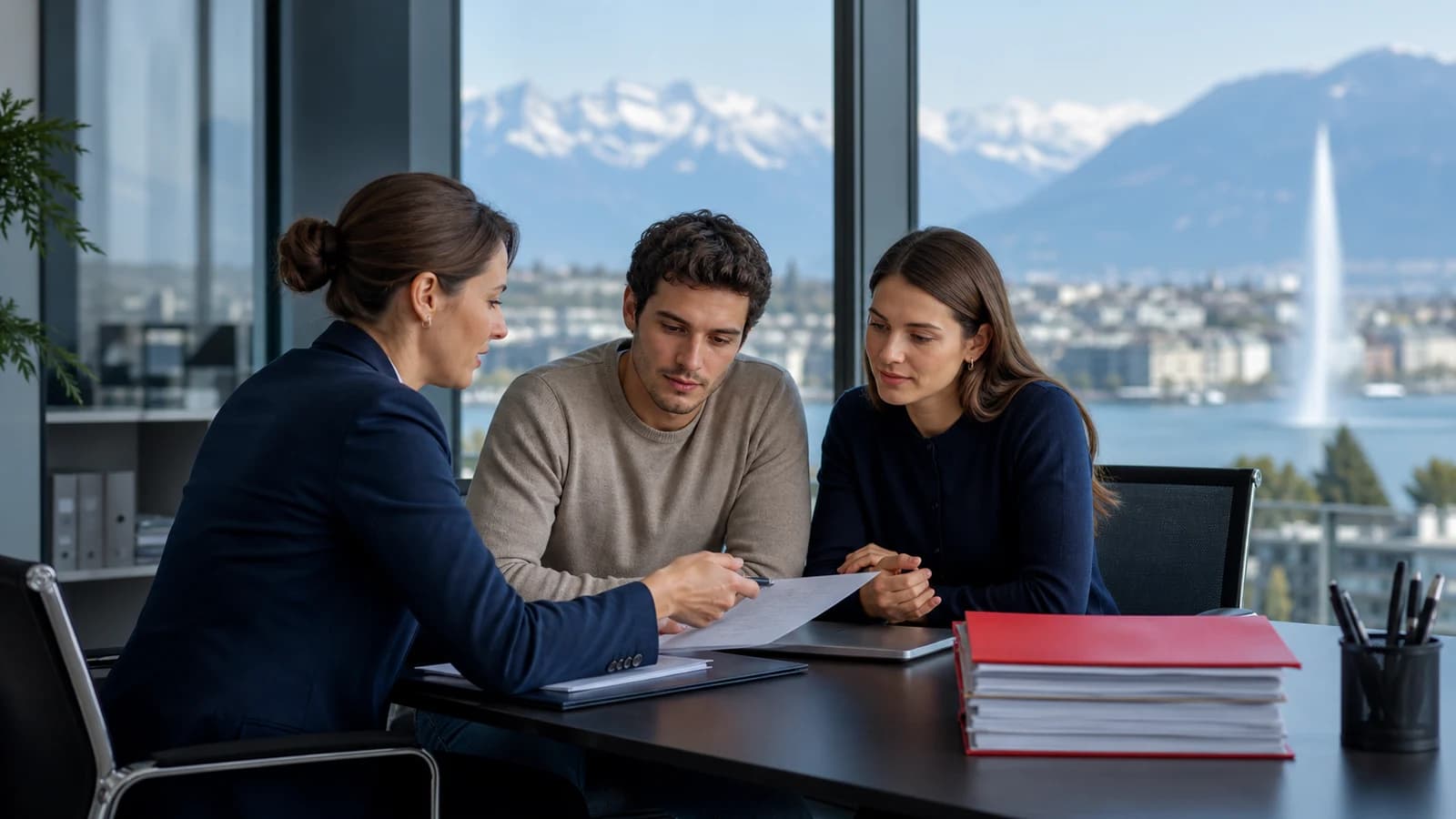 Scène professionnelle suisse dédiée à l'article Permis de travail en Suisse : B, G, C — droits