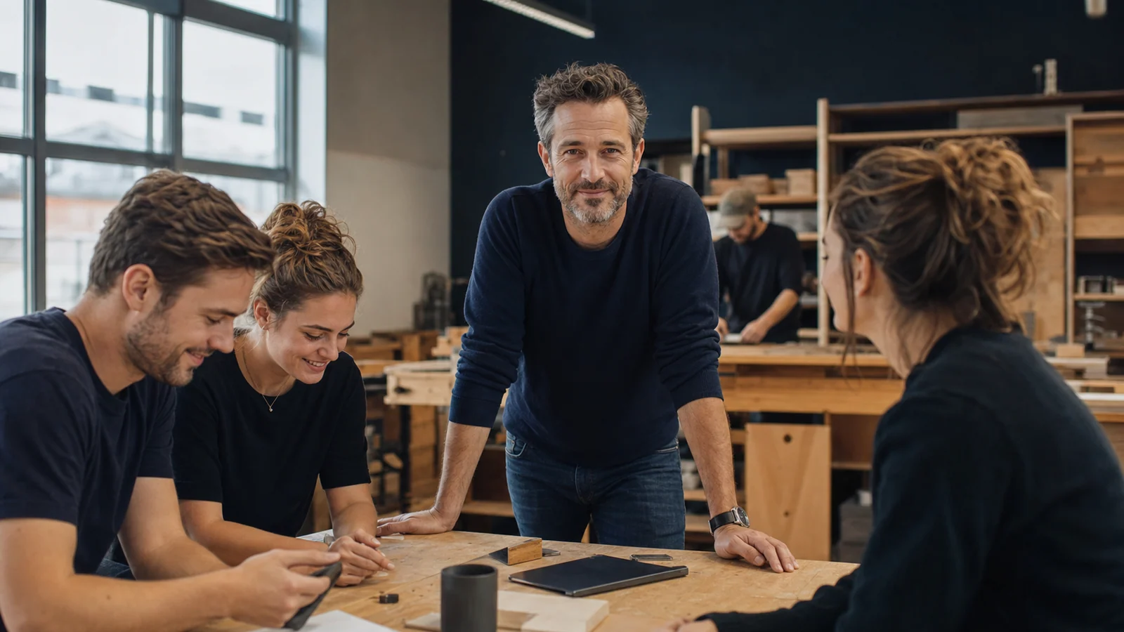Équipe d’une PME suisse illustrant une marque employeur authentique