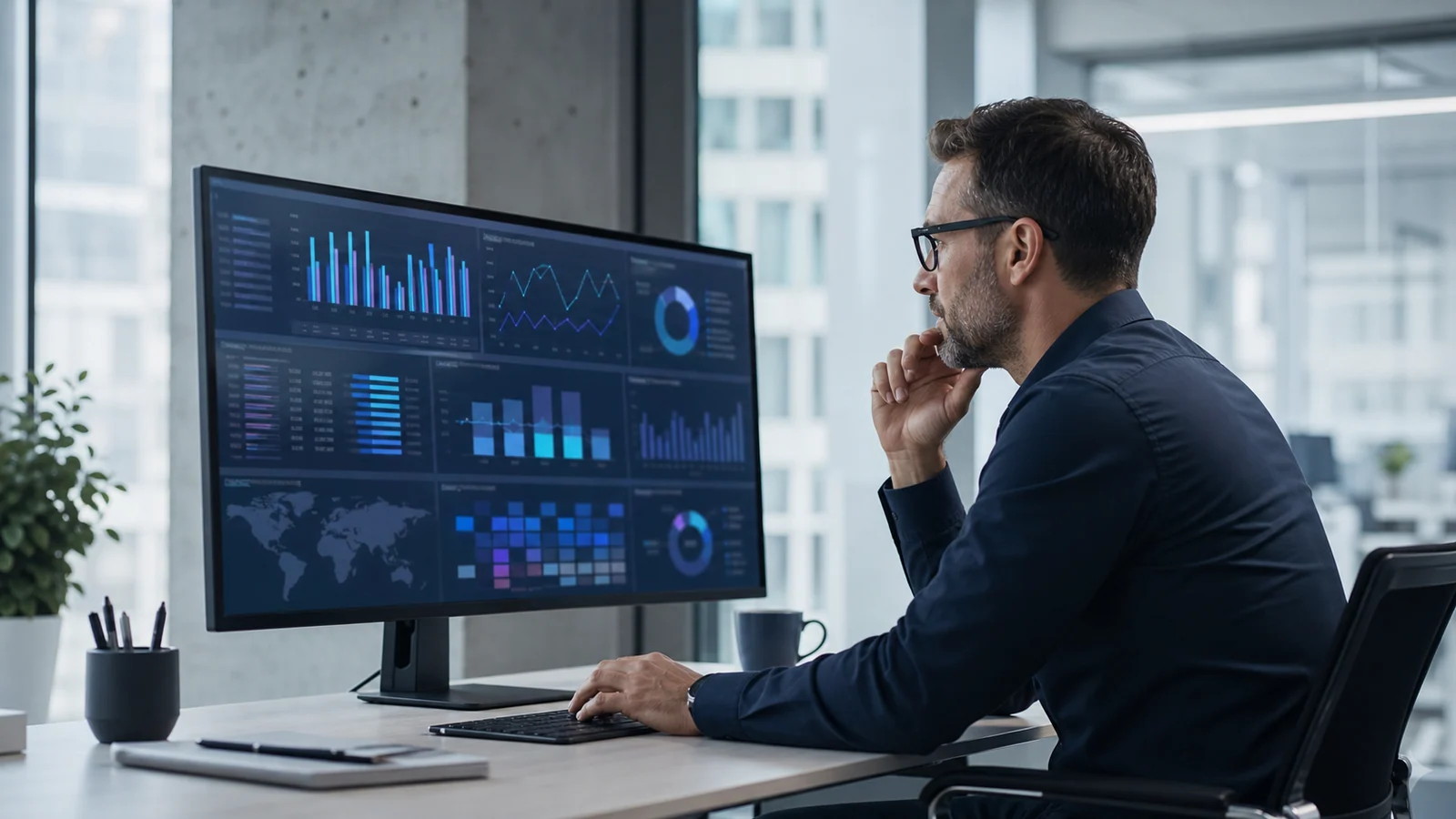 Responsable recrutement analysant la performance d’une annonce emploi