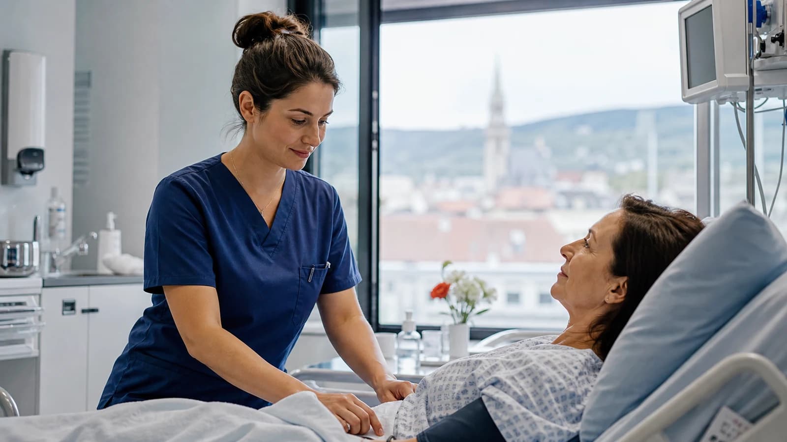 Scène professionnelle suisse dédiée à l'article Emploi Bienne santé : soins et clinique