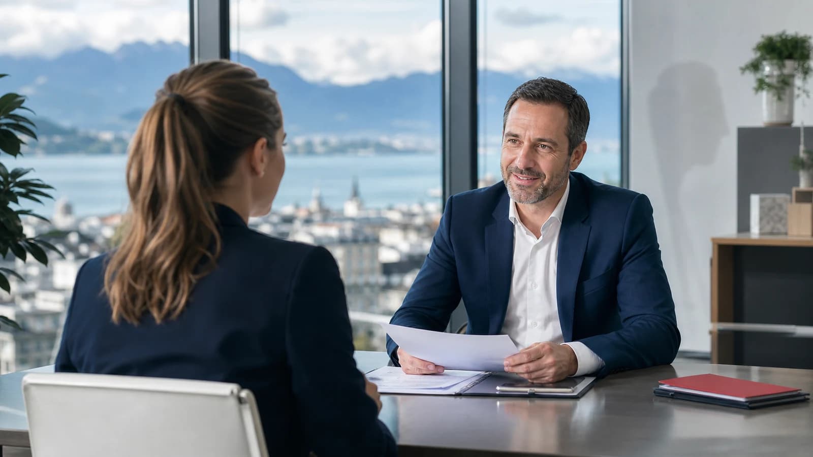 Scène professionnelle suisse dédiée à l'article Emploi Suisse romande 2026 : candidature gagnante et erreurs à éviter