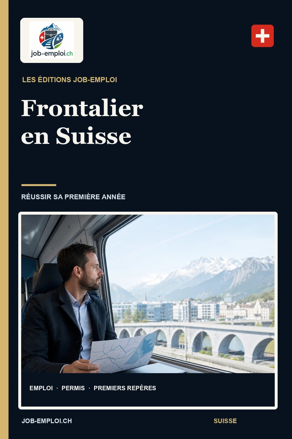 Couverture du livre Frontalier en Suisse, éditions Job-Emploi